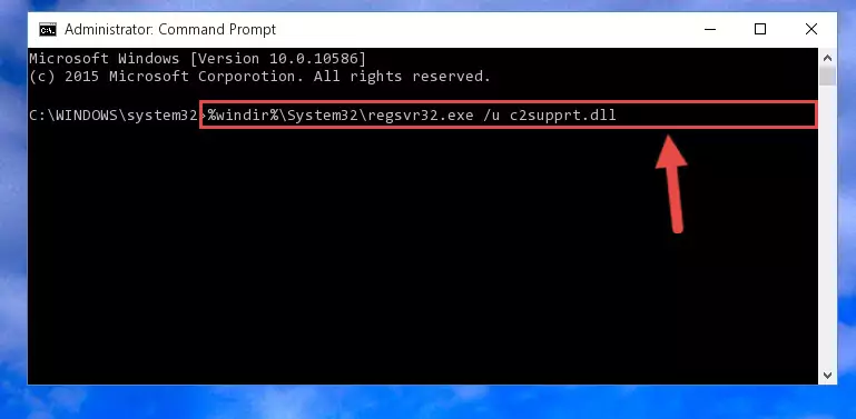 Making a clean registry for the C2supprt.dll file in Regedit (Windows Registry Editor)