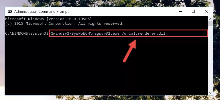 Making a clean registry for the Calcrenderer.dll library in Regedit (Windows Registry Editor)