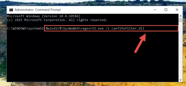 Uninstalling the Canfifofilter.dll library's problematic registry from Regedit (for 64 Bit)