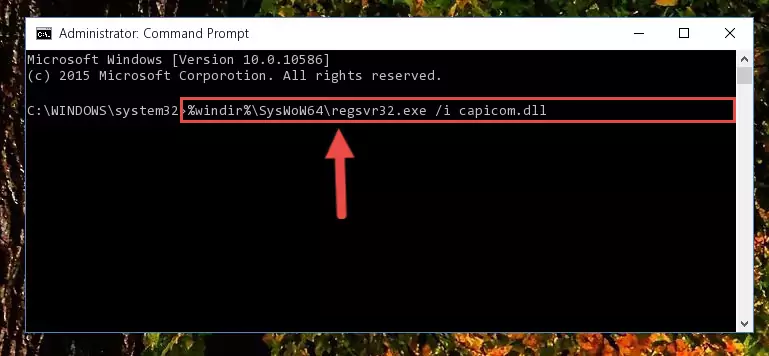 Deleting the damaged registry of the Capicom.dll