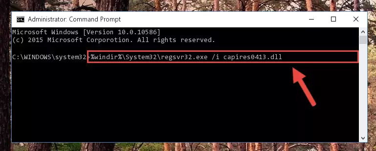 Creating a clean registry for the Capires0413.dll library (for 64 Bit)