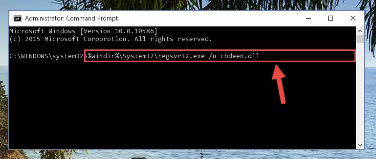 Creating a new registry for the Cbdeen.dll file