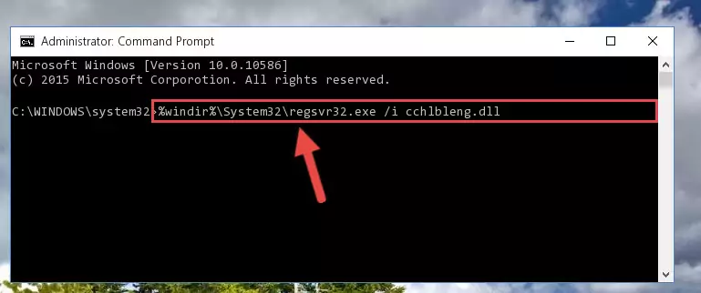 Cleaning the problematic registry of the Cchlbleng.dll library from the Windows Registry Editor