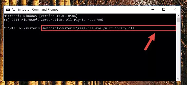 Creating a new registry for the Cclibrary.dll file in the Windows Registry Editor