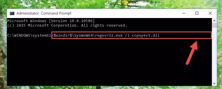 Uninstalling the Ccpxyevt.dll file's broken registry from the Registry Editor (for 64 Bit)