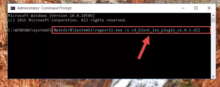 Creating a new registry for the Cd_block_iso_plugin_v1.0.1.dll library in the Windows Registry Editor