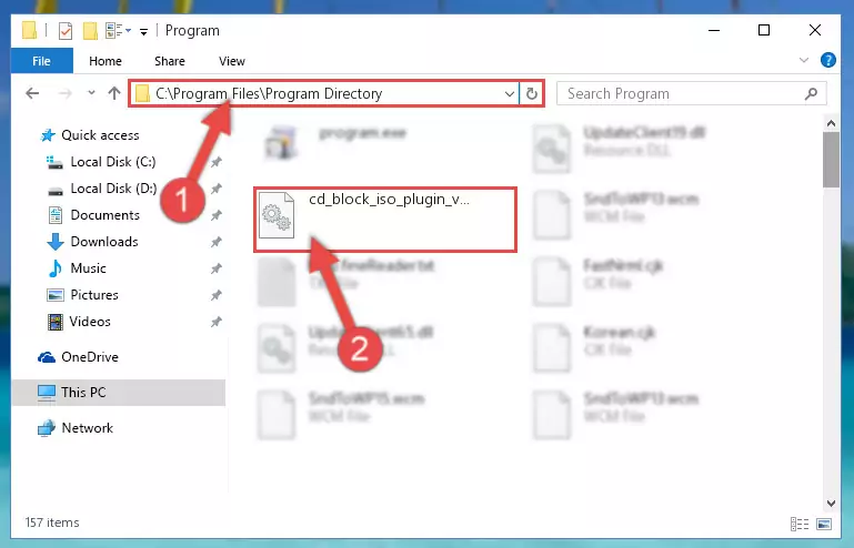 Choosing the Cd_block_iso_plugin_v1.0.1.dll library