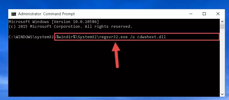 Making a clean registry for the Cdwshext.dll library in Regedit (Windows Registry Editor)