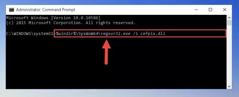 Uninstalling the Cefpix.dll file's broken registry from the Registry Editor (for 64 Bit)