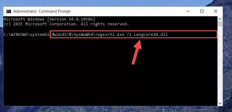 Uninstalling the broken registry of the Cengcore10.dll library from the Windows Registry Editor (for 64 Bit)
