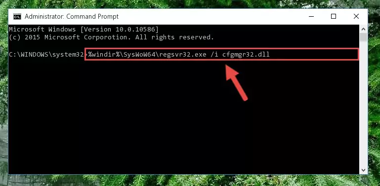 Deleting the Cfgmgr32.dll file's problematic registry in the Windows Registry Editor
