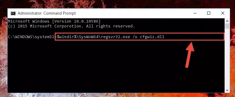 Creating a new registry for the Cfgwiz.dll file