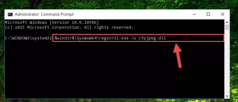 Creating a clean registry for the Cfpjpeg.dll library (for 64 Bit)