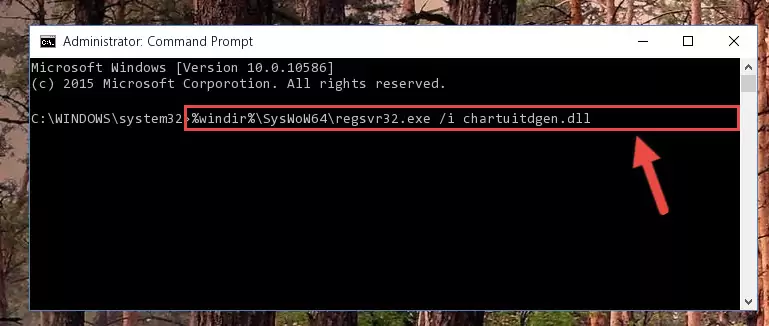 Uninstalling the broken registry of the Chartuitdgen.dll library from the Windows Registry Editor (for 64 Bit)