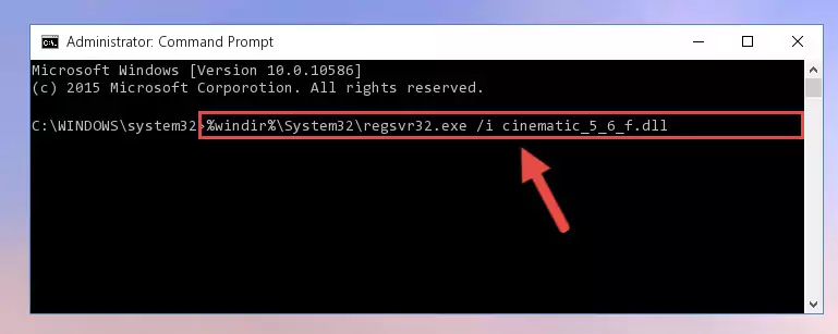 Creating a clean and good registry for the Cinematic_5_6_f.dll file (64 Bit için)