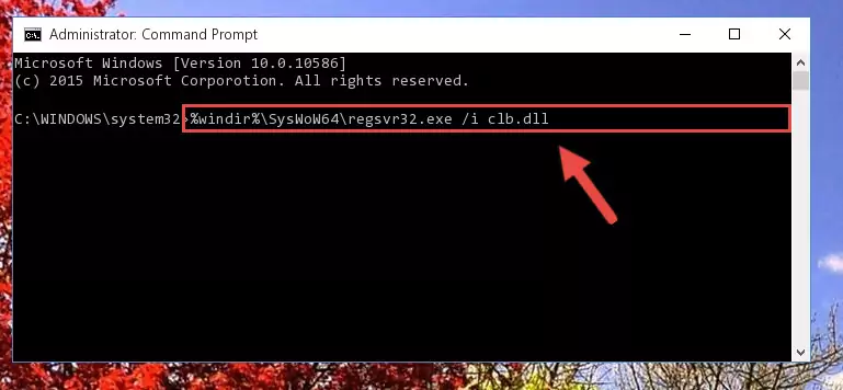 Cleaning the problematic registry of the Clb.dll library from the Windows Registry Editor