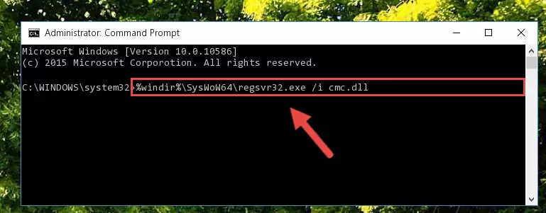 Uninstalling the Cmc.dll library's problematic registry from Regedit (for 64 Bit)