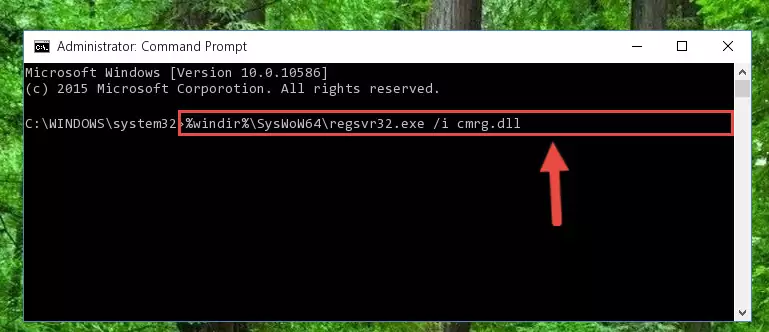 Uninstalling the broken registry of the Cmrg.dll library from the Windows Registry Editor (for 64 Bit)