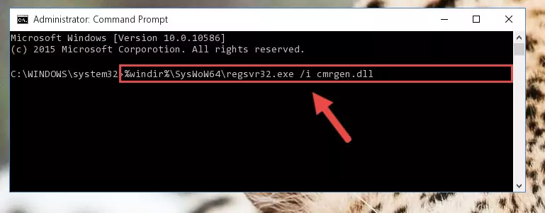 Uninstalling the broken registry of the Cmrgen.dll file from the Windows Registry Editor (for 64 Bit)