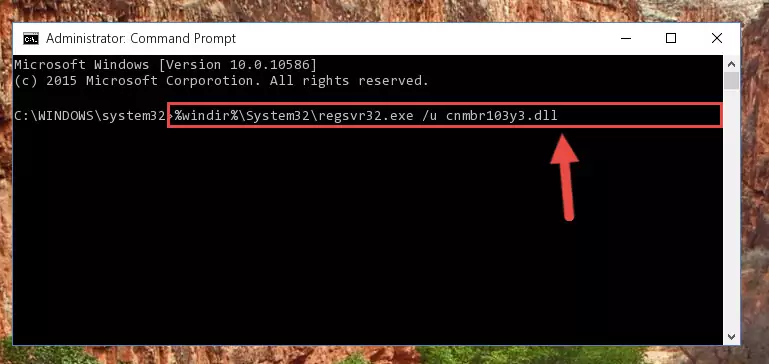 Making a clean registry for the Cnmbr103y3.dll library in Regedit (Windows Registry Editor)