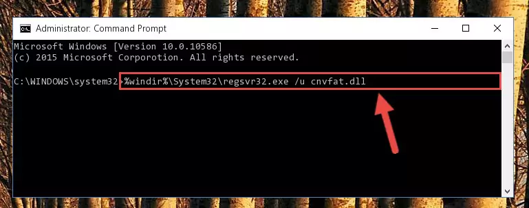 Creating a new registry for the Cnvfat.dll file