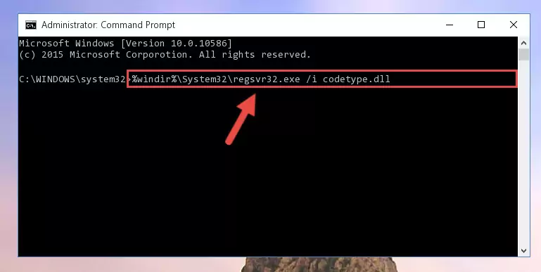 Creating a clean registry for the Codetype.dll library (for 64 Bit)