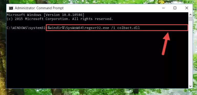 Uninstalling the Colbact.dll library's problematic registry from Regedit (for 64 Bit)