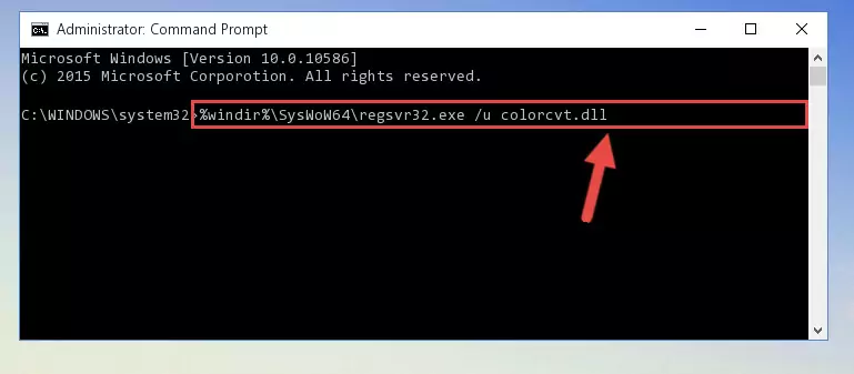 Creating a clean registry for the Colorcvt.dll library (for 64 Bit)