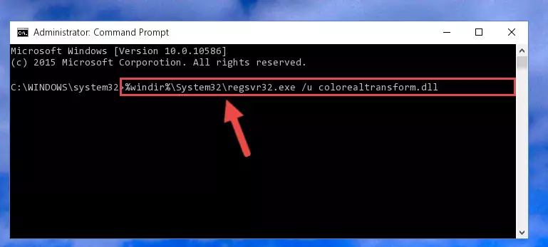 Extracting the Colorealtransform.dll file from the .zip file