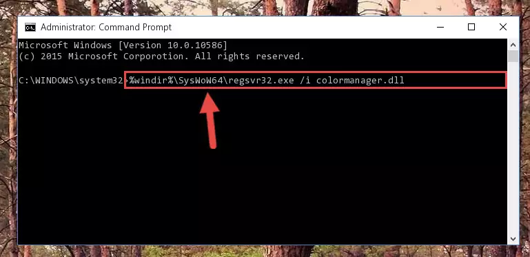 Uninstalling the Colormanager.dll file's problematic registry from Regedit (for 64 Bit)