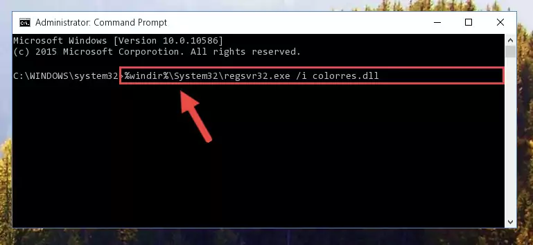 Creating a clean registry for the Colorres.dll file (for 64 Bit)