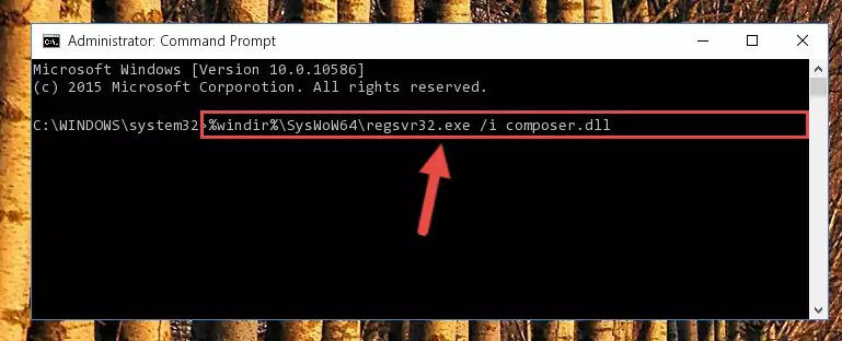Uninstalling the Composer.dll library's problematic registry from Regedit (for 64 Bit)