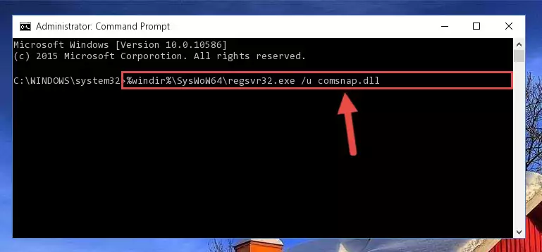 Creating a clean registry for the Comsnap.dll file (for 64 Bit)