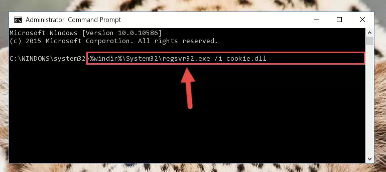 Deleting the Cookie.dll file's problematic registry in the Windows Registry Editor