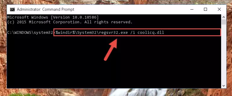 Deleting the Coolicq.dll file's problematic registry in the Windows Registry Editor