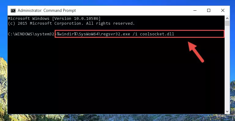 Uninstalling the broken registry of the Coolsocket.dll file from the Windows Registry Editor (for 64 Bit)