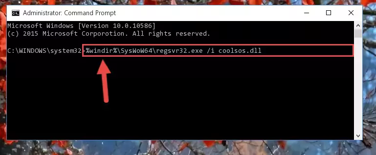 Uninstalling the damaged Coolsos.dll library's registry from the system (for 64 Bit)