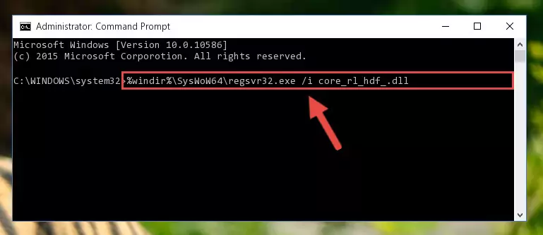 Uninstalling the Core_rl_hdf_.dll library's problematic registry from Regedit (for 64 Bit)