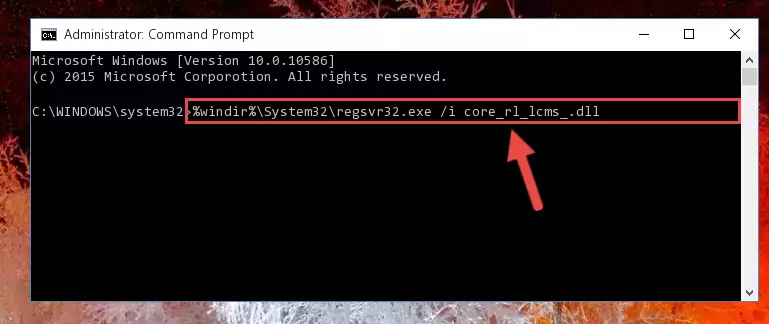 Creating a clean registry for the Core_rl_lcms_.dll file (for 64 Bit)