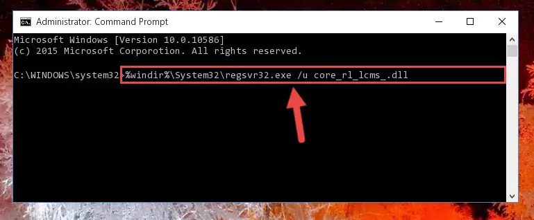 Extracting the Core_rl_lcms_.dll file