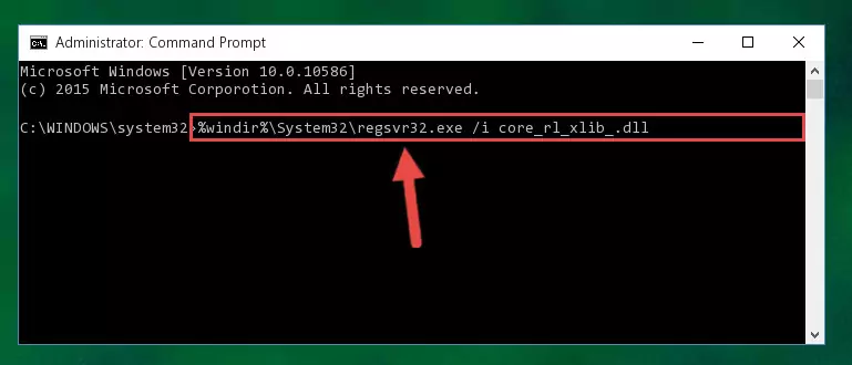Creating a clean registry for the Core_rl_xlib_.dll library (for 64 Bit)