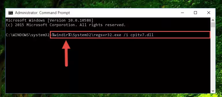 Creating a clean registry for the Cpitv7.dll file (for 64 Bit)