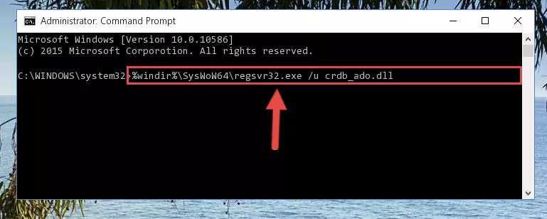 Creating a clean registry for the Crdb_ado.dll library (for 64 Bit)