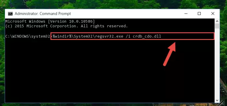Creating a clean and good registry for the Crdb_cdo.dll file (64 Bit için)