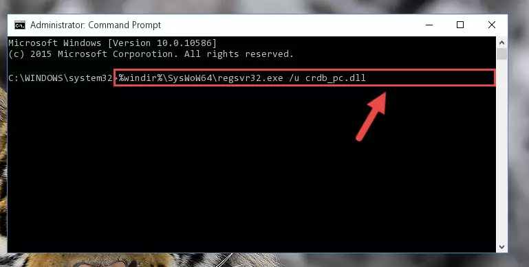 Making a clean registry for the Crdb_pc.dll file in Regedit (Windows Registry Editor)