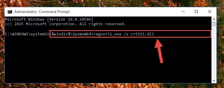 Creating a clean and good registry for the Crt151.dll file (64 Bit için)