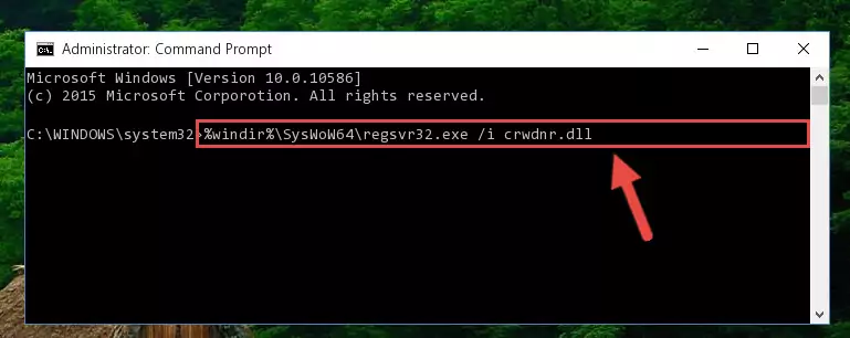Uninstalling the Crwdnr.dll file's broken registry from the Registry Editor (for 64 Bit)