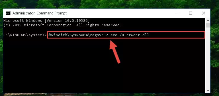 Creating a clean and good registry for the Crwdnr.dll file (64 Bit için)