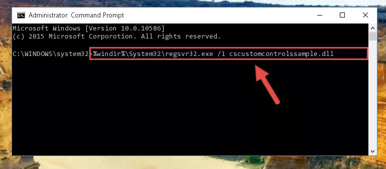 Creating a clean and good registry for the Cscustomcontrolssample.dll file (64 Bit için)