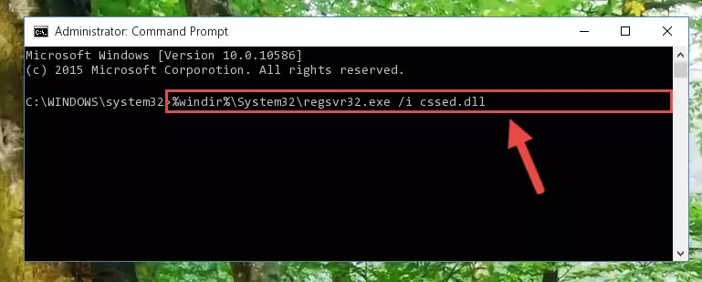 Creating a clean registry for the Cssed.dll file (for 64 Bit)